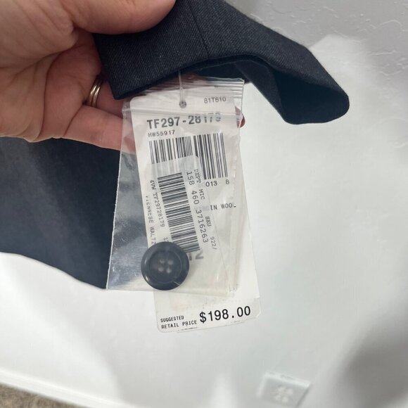 NWT Pendleton 100% Virgin wool Gray Blazer Size 12 pockets NEW workwear office - Picture 2 of 12